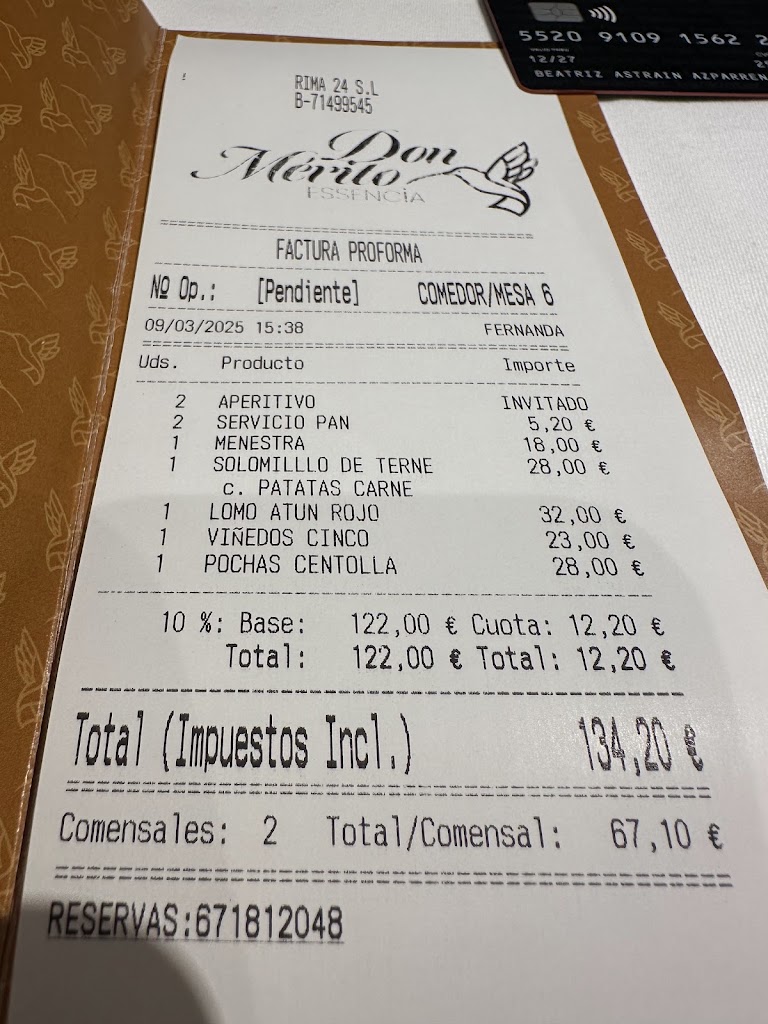 Restaurante/Asador Essencia — Mas recientes