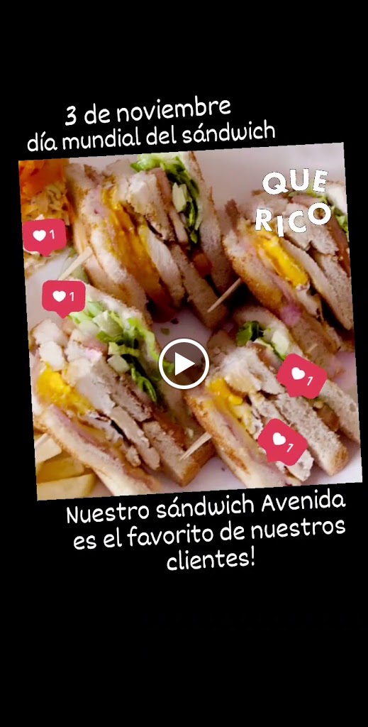 Cafeteria Churreria Avenida 74 — Carta