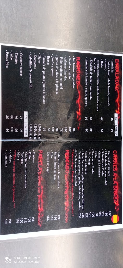 Brasas Milan Magana — Carta