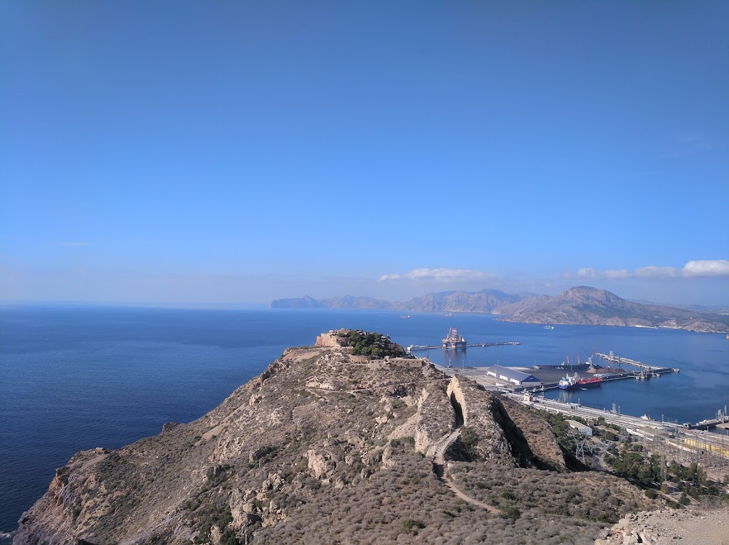 Bateria de Aguilones, Escombreras