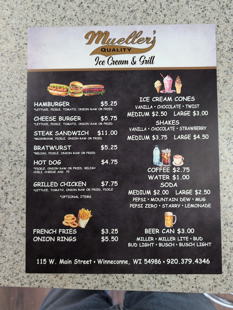  Mueller's Quality Grill and Ice Cream