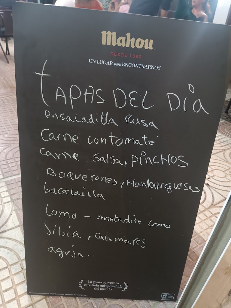 Cafe Puertomar — Carta
