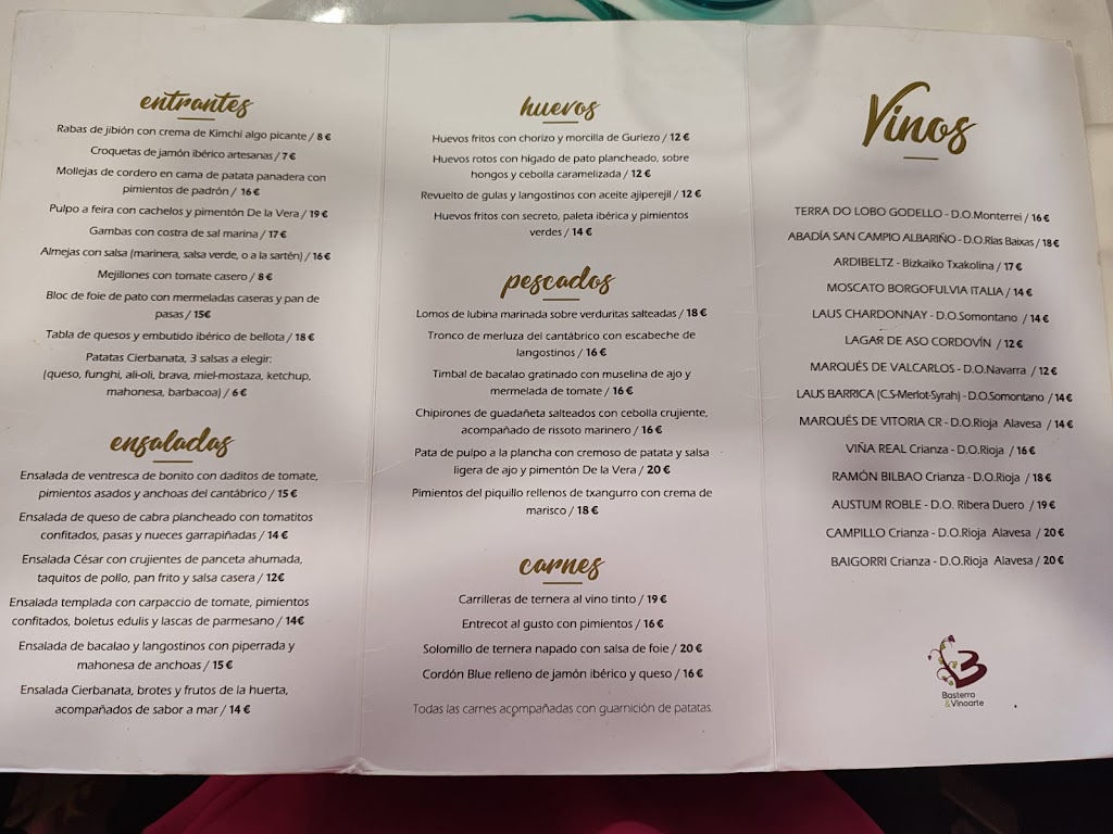 La Cierbanata — Carta