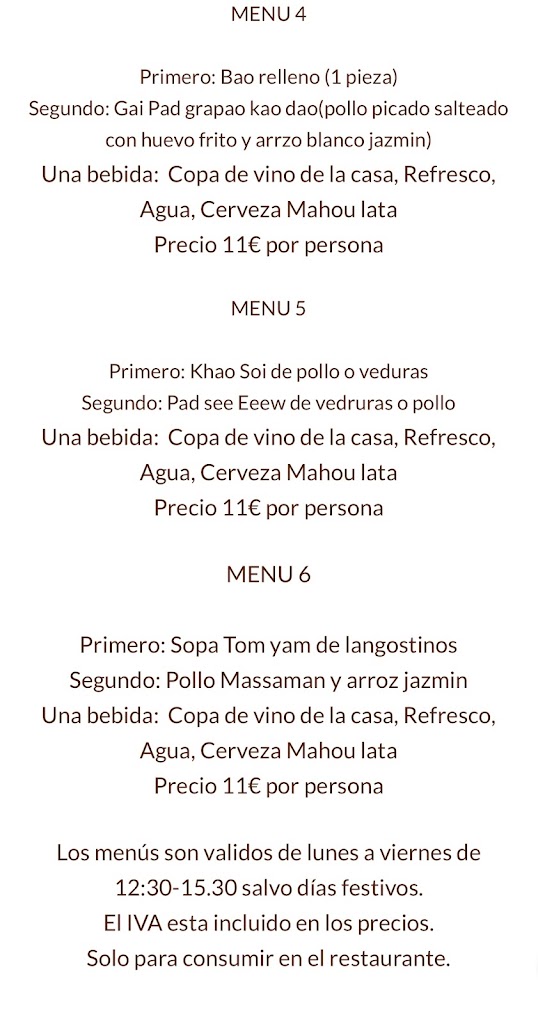 Oam Thong Thai comfort cuisine — Carta