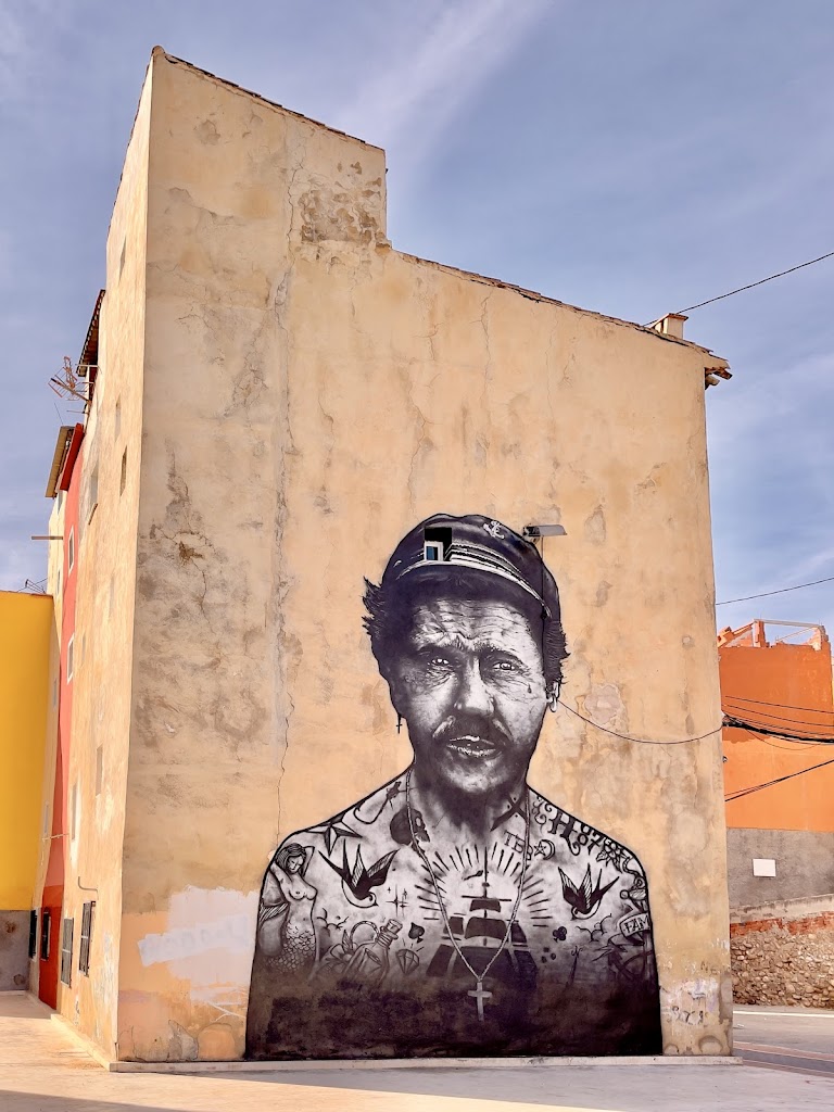 Street Art. Marinero Tatuado