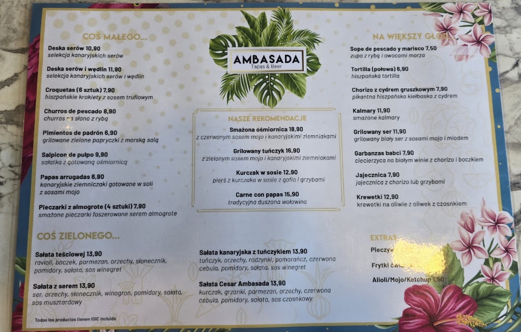 Ambasada — Carta