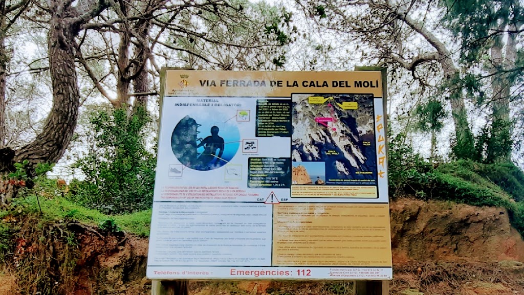 Via ferrata la cala del moli