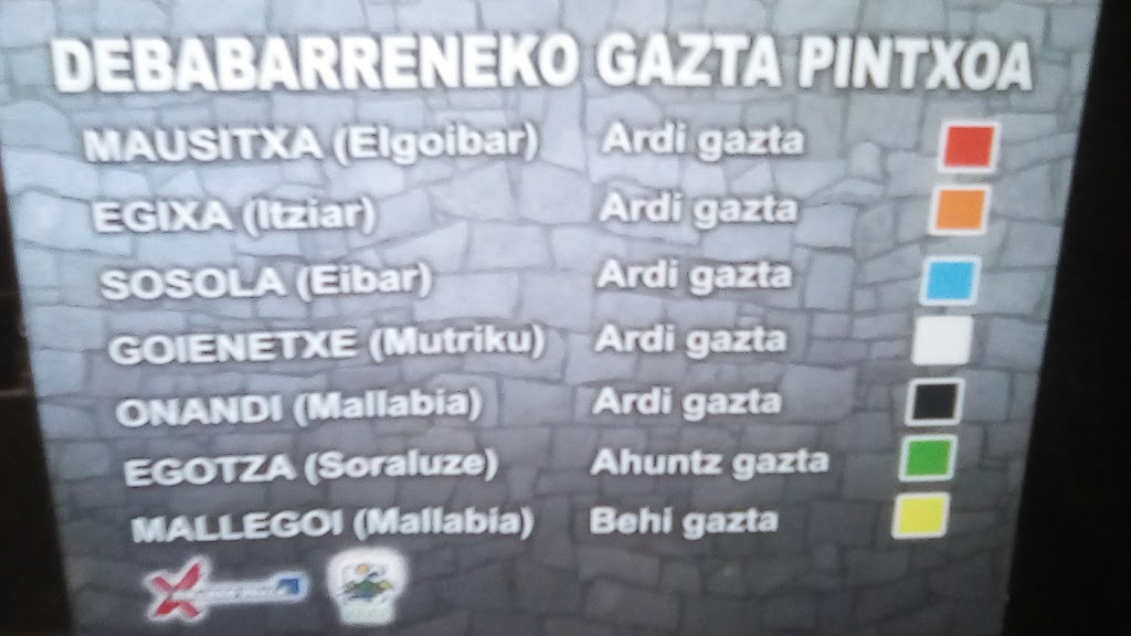 Kafe Tas-Tas Antzokia — Carta