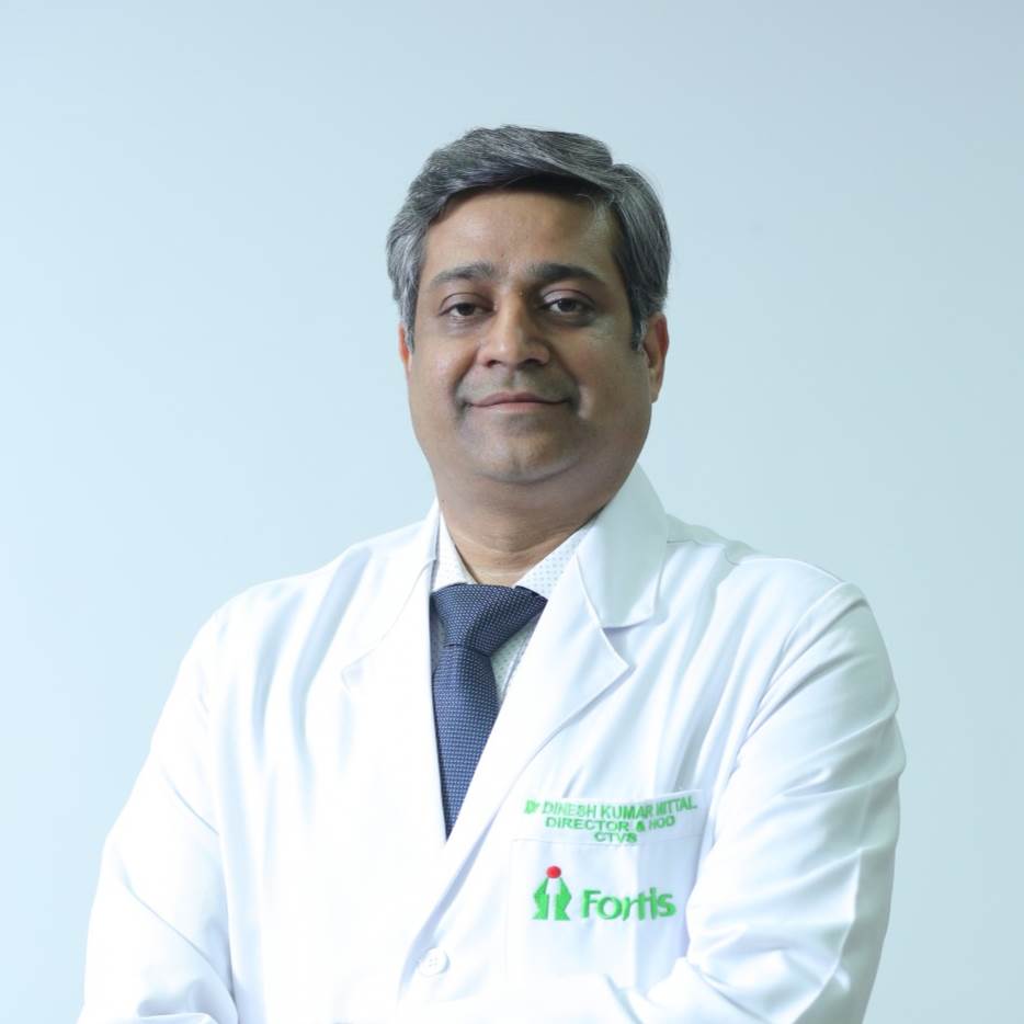 Dr. Dr Dinesh Kumar Mittal Best Cardiovascular And Thoracic Surgeon In New Delhi Fortis Hospitals