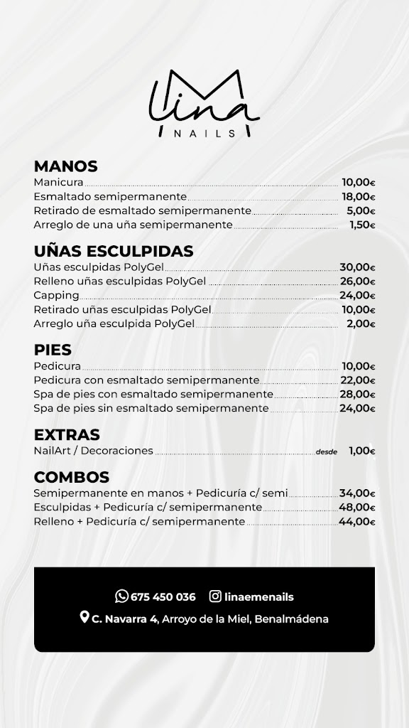 Lina Eme Nails — Carta