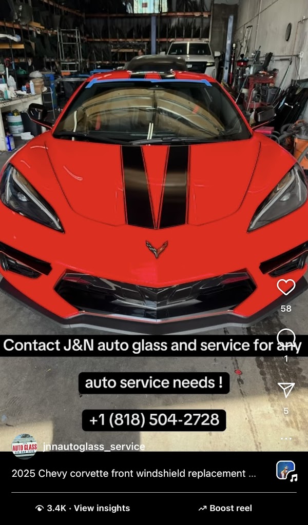 J & N Auto Glass and service in Sun Valley