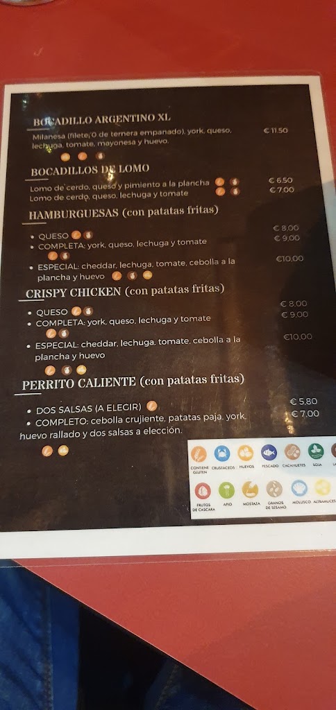 La Fabrica by Osvaldo — Carta