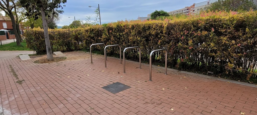 Aparcabicis carrer de la castellana