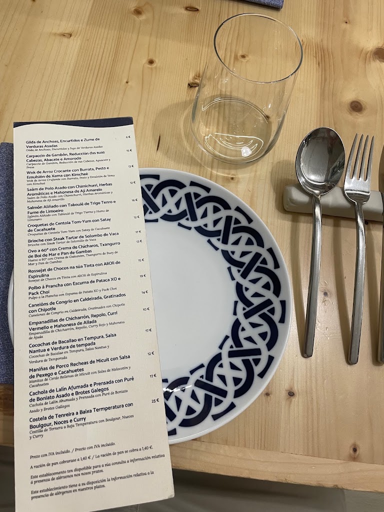 BaceLo * Restaurante en Ferrol — Carta