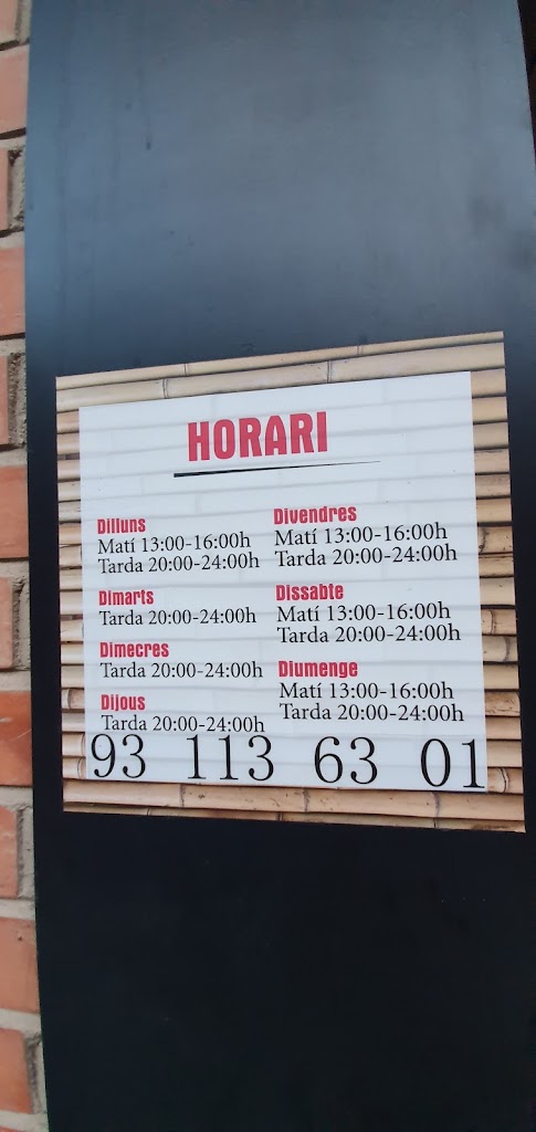 Sekkei Sushi — Carta