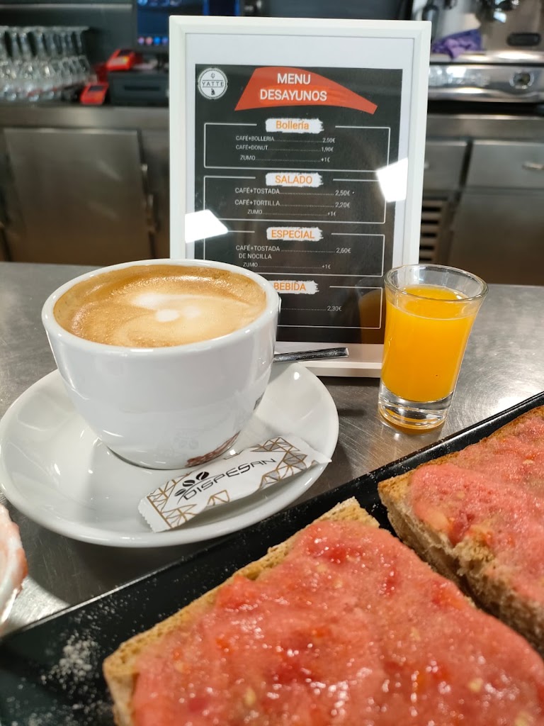 Cafe Bar Yatte — Carta