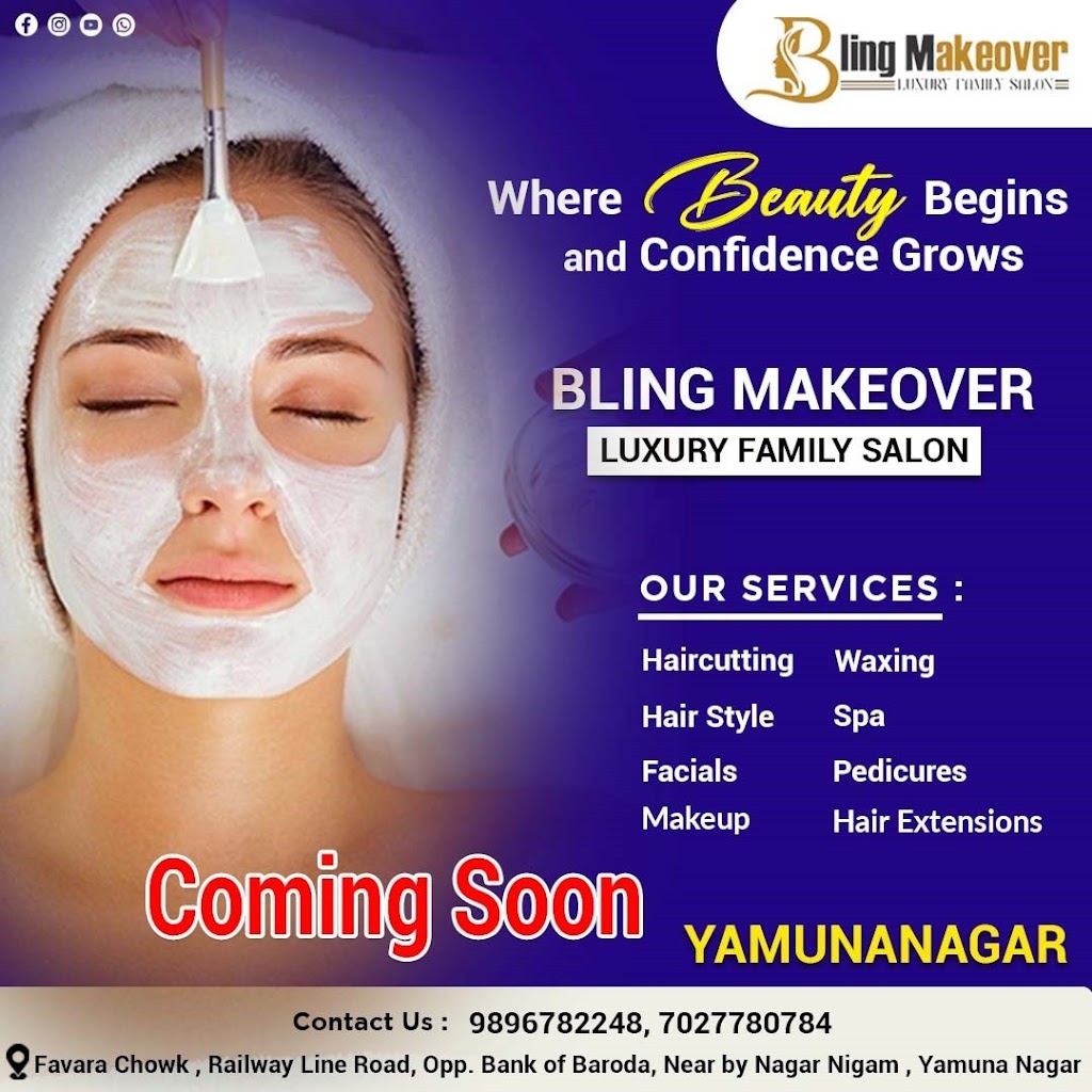 Bling Makeover Luxury Family Salon Best Salon In Yamunanagar