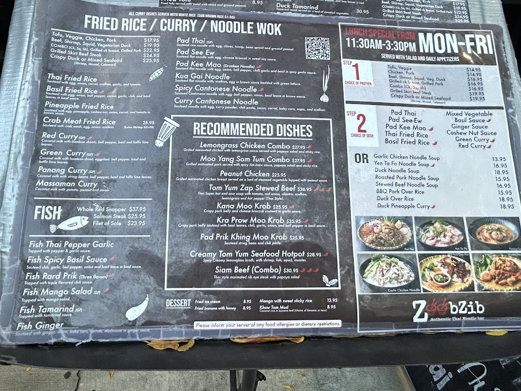 Zoob Zib Thai Authentic Noodle Bar