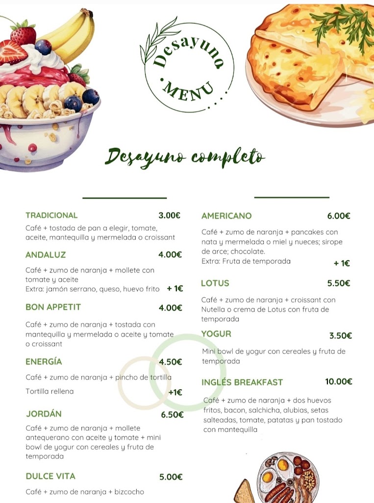 Cafeteria Jordan — Del propietario