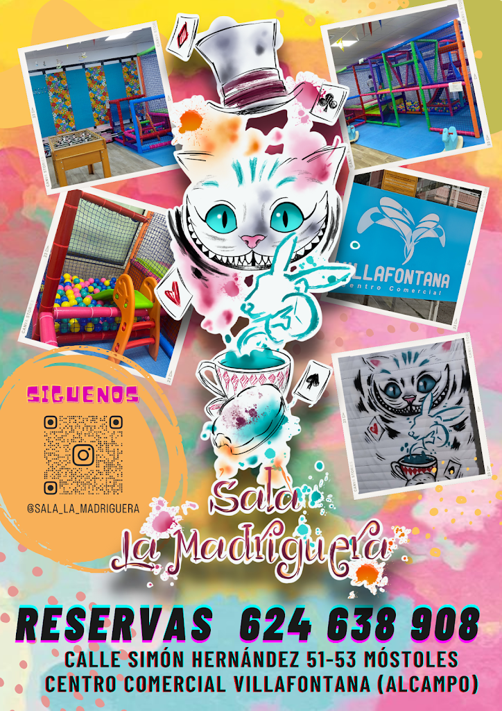 Sala La Madriguera. Parque de bolas Reserva Sala de cumpleanos Mostoles