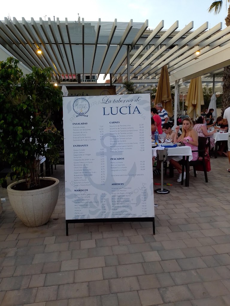 Restaurante La Taberna de Lucia — Carta
