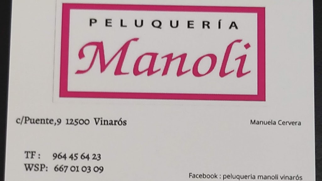 Peluqueria Manoli Vinaros