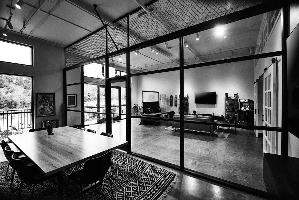 Inside