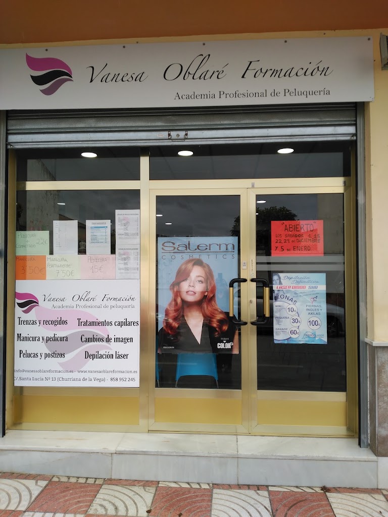 Academia de peluqueria Vanesa Oblare formacion — Exterior