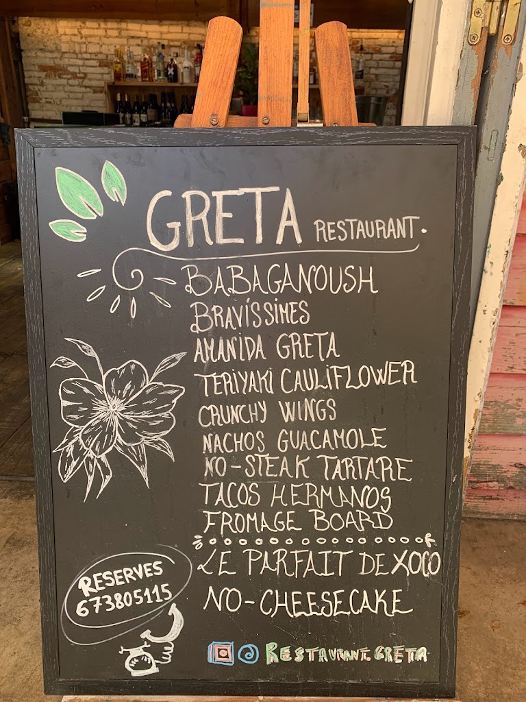 Restaurant Greta — Carta