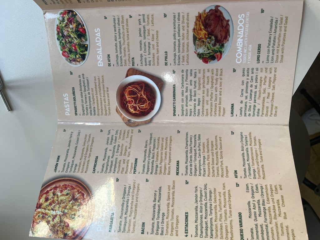 Bar Cafe Terminal — Carta