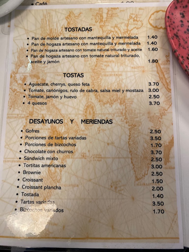 La Brujula Cafe — Carta