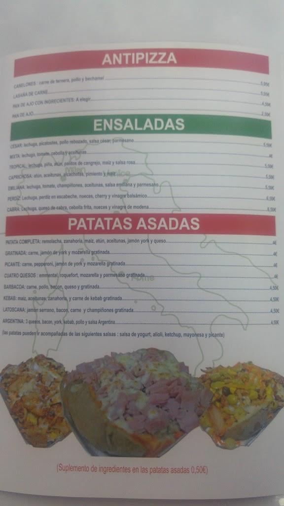 La Toscana (Martos) — Carta
