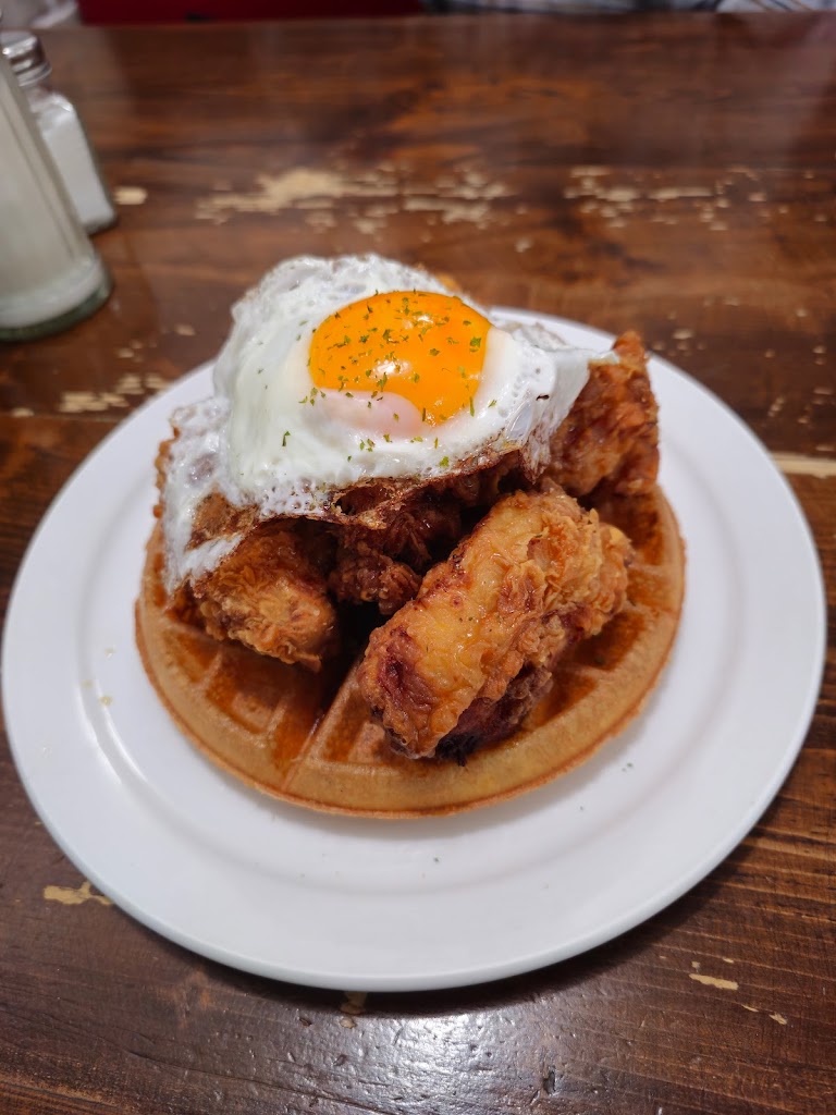 Chicken and waffles