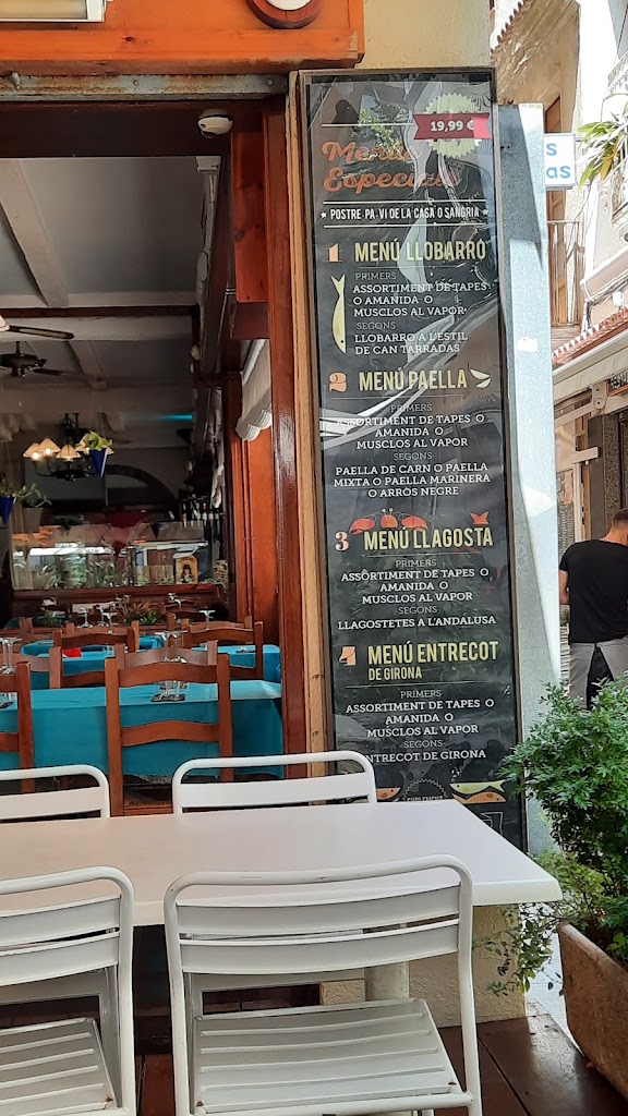 Restaurant Can Tarradas — Carta
