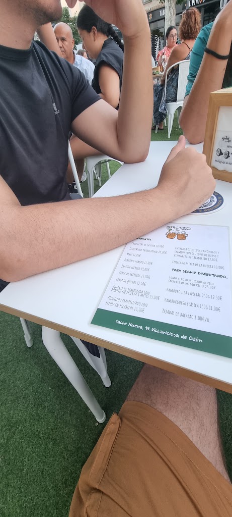 Bar Beer Garden — Carta