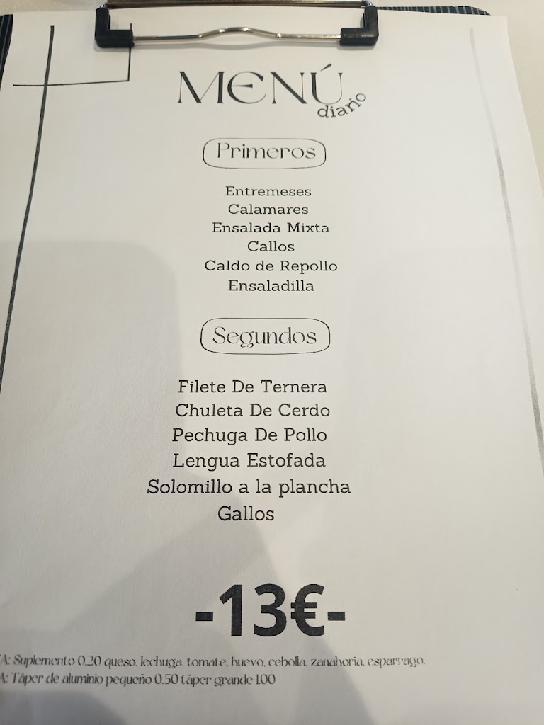 Bar Cascudo — Carta