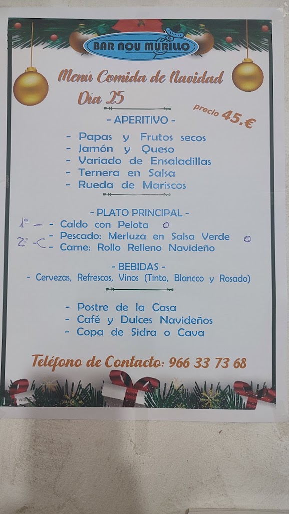 Nou Murillo — Carta
