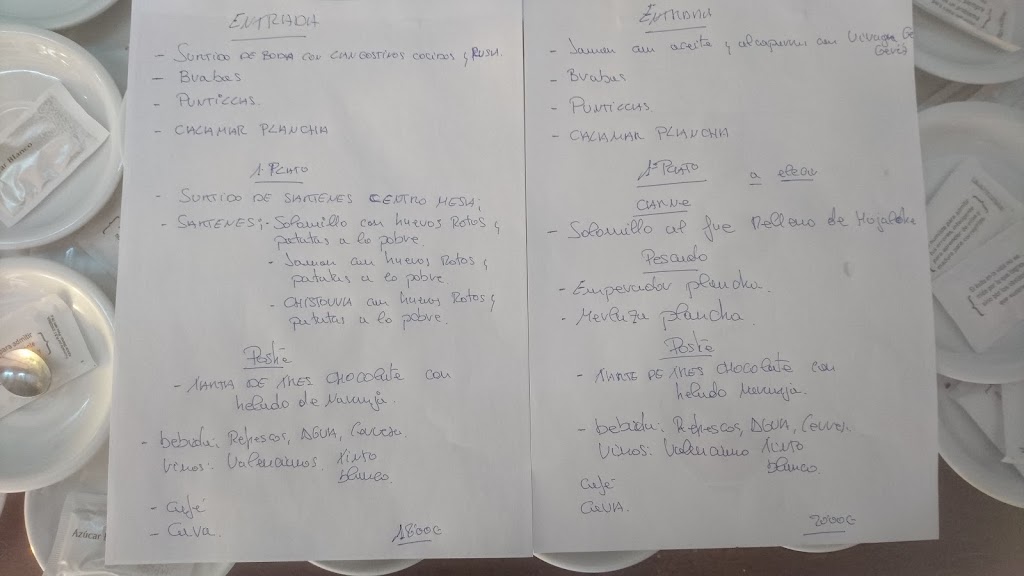 Restaurante la Casota Pucol — Carta