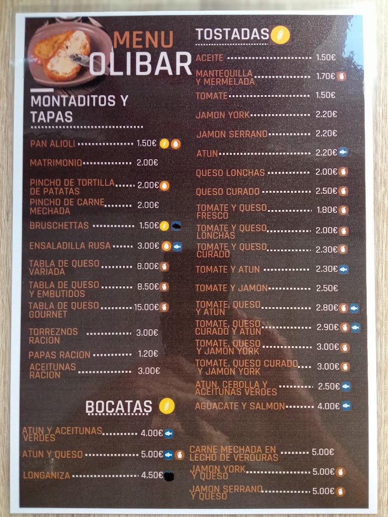 OLIBAR — Carta