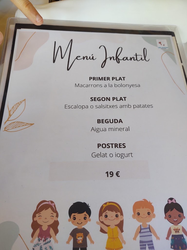 Restaurant Can Castellvi — Carta