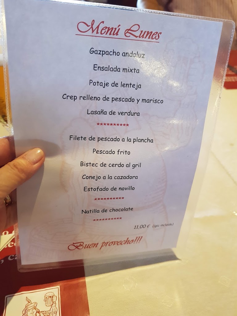 Cerveceria Gambrinus — Carta