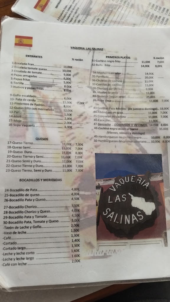 Restaurante Vaqueria Las Salinas — Mas recientes