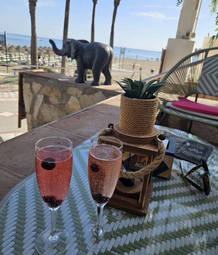 Palm 5 Beach Bar — Comida y bebida