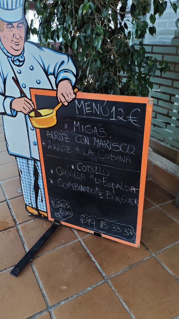 Bar Casa Pedro Restaurante — Carta
