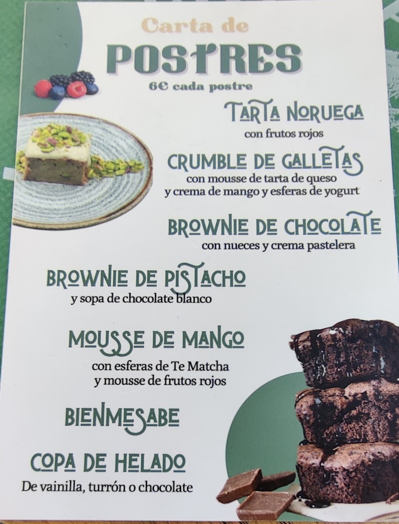 Abrasador El Cortijo La Martina — Carta