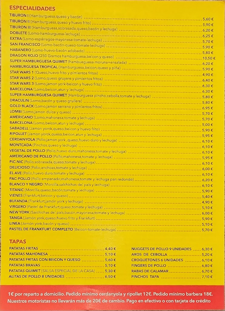 Franfurk Paco Junior — Carta