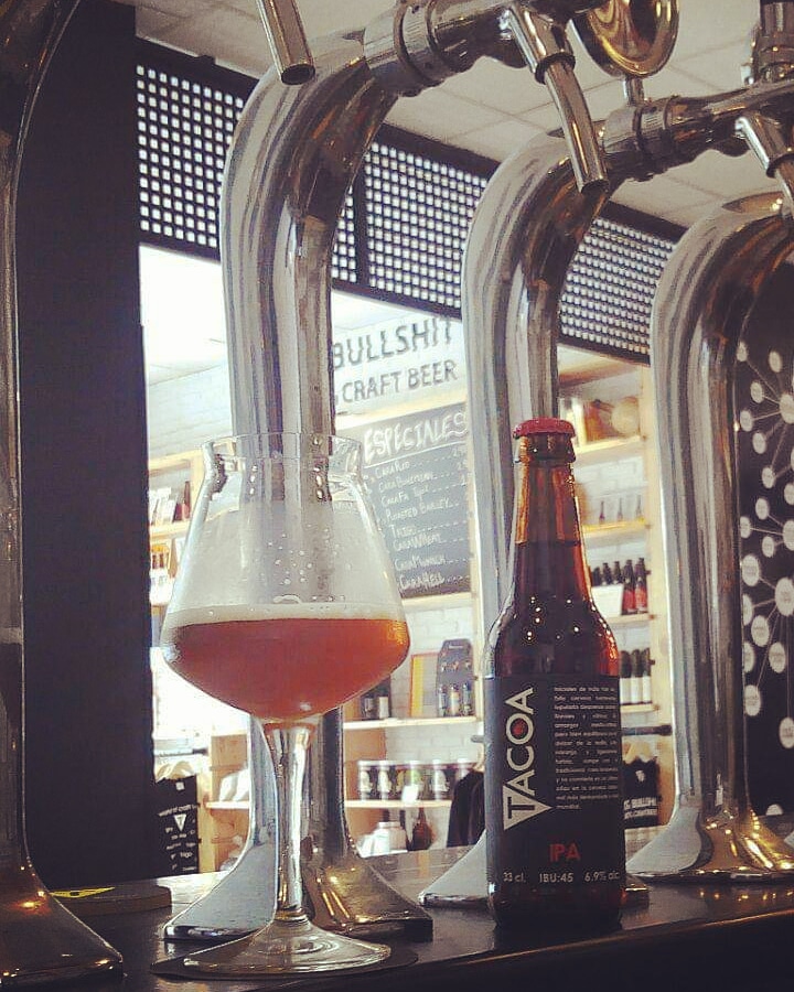 Cerveceria Tacoa y Fabrica — Carta