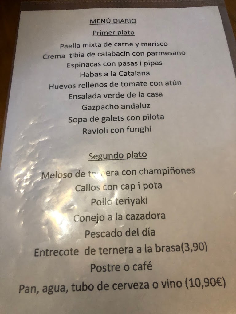 La Venta de Numo — Carta