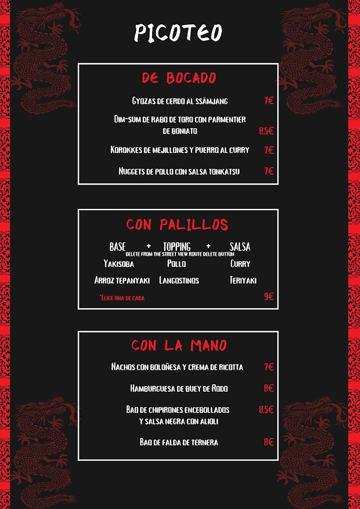 Ondori Botxo — Carta