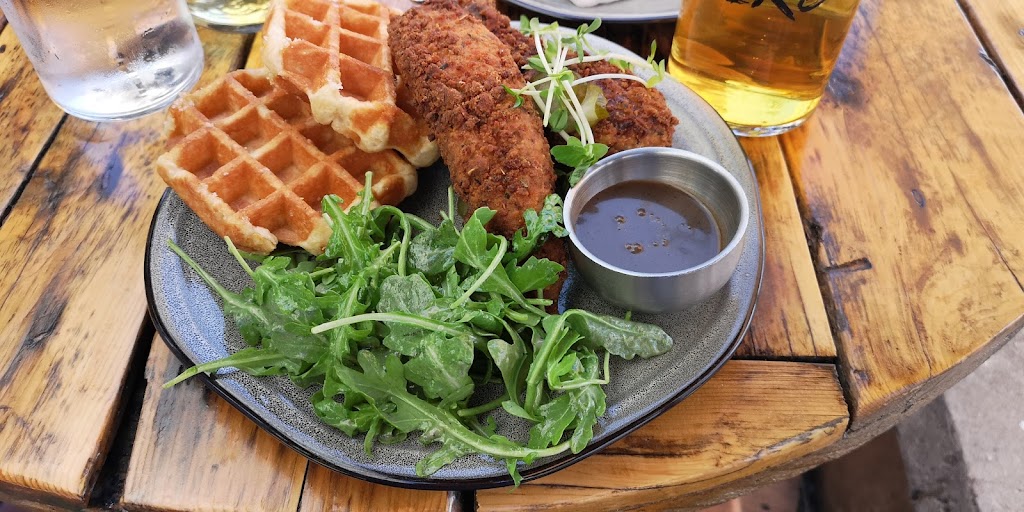 Chicken and waffles